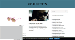 Desktop Screenshot of gdlunettes.com